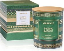 Weihnachtskerze Balsam Zedernholz Duftkerze Soja-Kerze 210g