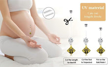 Mutterschaft Bauchnabelpiercing Set 14G Acryl CZ-Schmuck 6