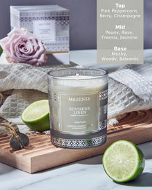 Hochdosierte Sunshine Linen Scented Candles 210g