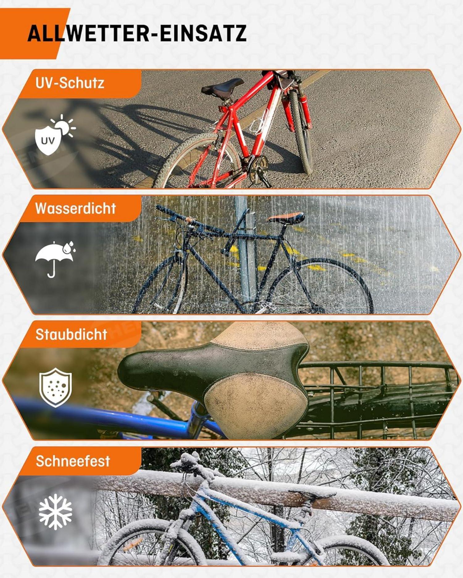 Fahrradabdeckung 420D Wasserdicht mit