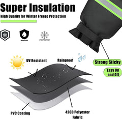 Outdoor Wasserhahn Abdeckung Winter Frostschutz 18x24cm 2er Set