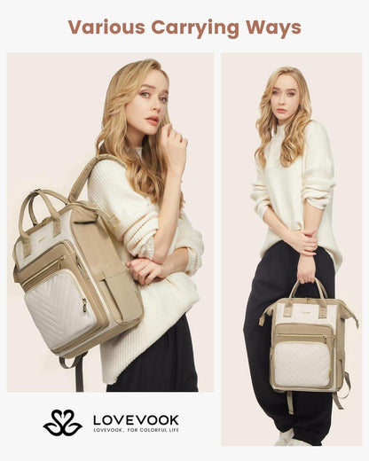 LOVEVOOK Damen Rucksack 15,6 Zoll Laptop