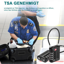 ZHEGE Kofferschloss mit Flexiblem