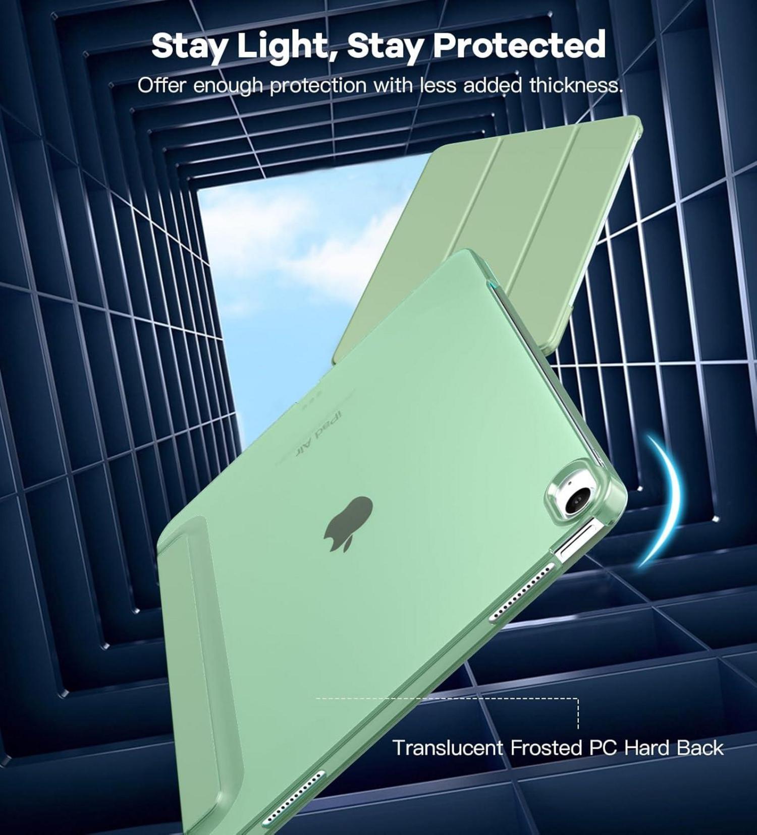 TiMOVO iPad Air 13 Hülle M2 2024 - Schlanke Schutzhülle - Grün