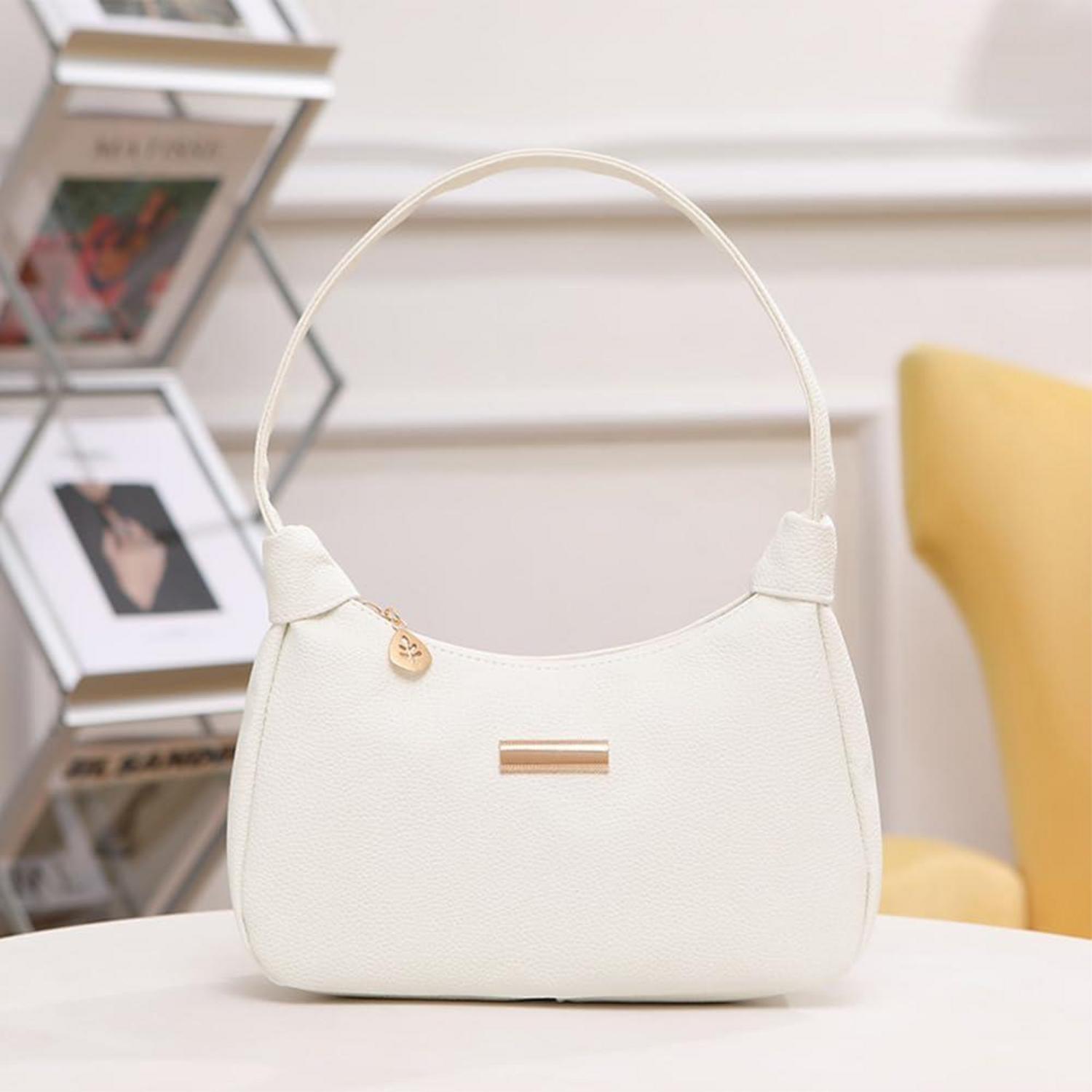 Umhängetasche Damen Nylon Retro Y2k Pom-Pom Schlüsselanhänger