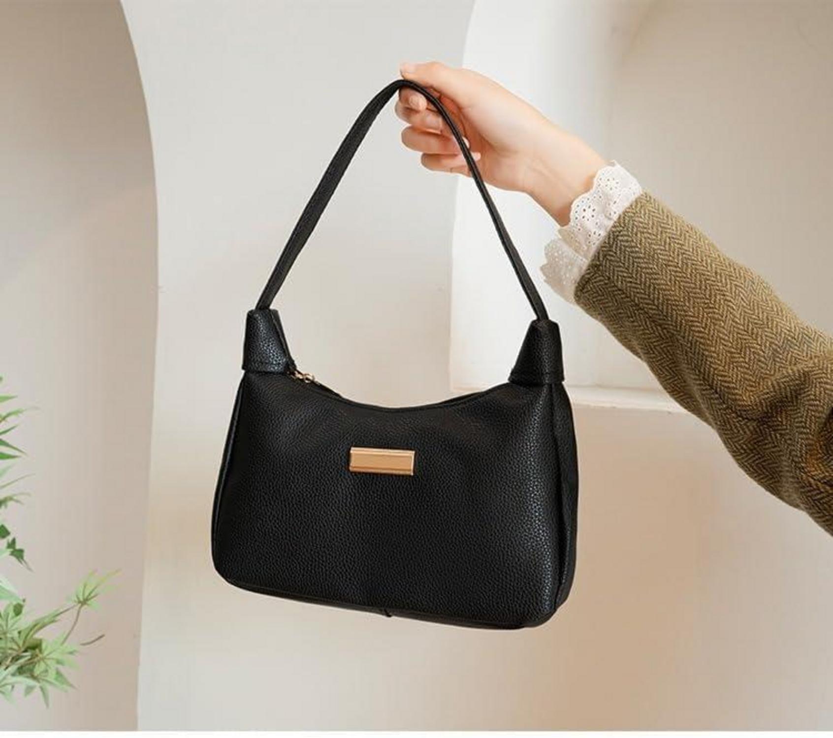 Damen Umhängetasche Nylon Handtasche Retro Y2k Fashion Pom-Pom Schlüsselanhänger