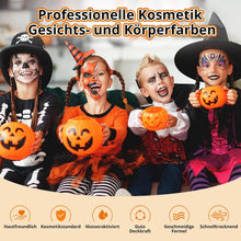 Gesichtsfarben Kinderschminken Set 25 Farben Halloween