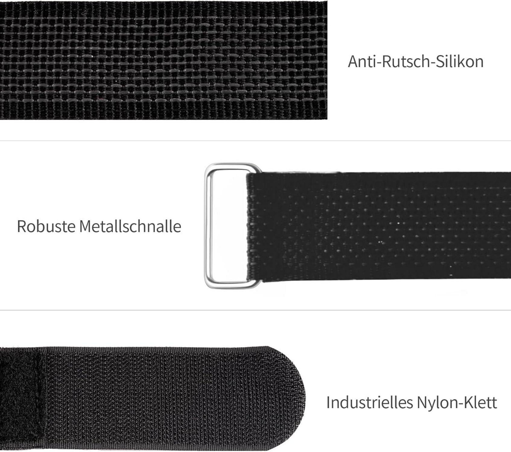 Fahrradträgergurte 2er-Pack verstellbar Spanngurte Haken Schlaufe 75