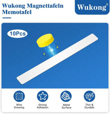 10er Set Magnetleisten Weiß, 30x3cm, Selbstklebend, inkl. 32