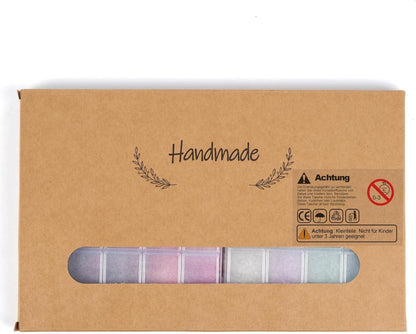 RUBY Perlen für Armbänder Set DIY Schmuck Pastell 3mm Buchstabenperlen