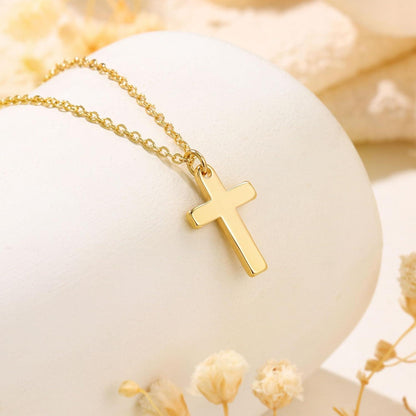 TINGN Gold Kreuz Kette Halskette Damen - Layered Choker 14K Vergoldet