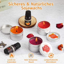 DIY Kerzenherstellung Set Sojawachs Düfte Blumen