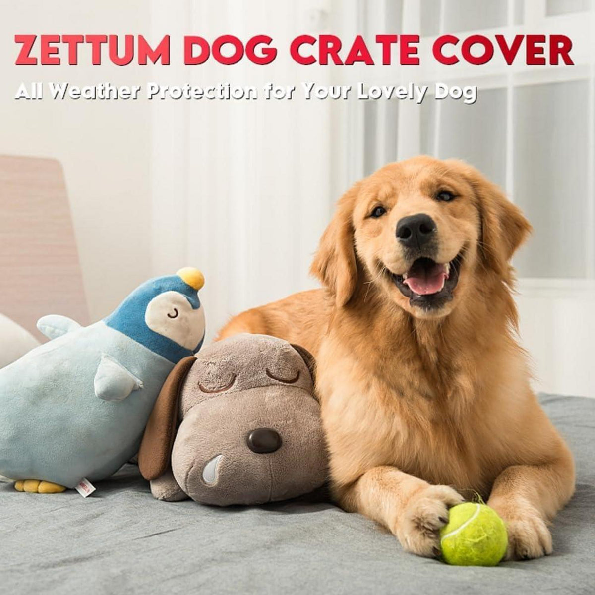 Hundekäfig Abdeckung 105cm – Winddicht & UV-Schutz 3 Jahre
