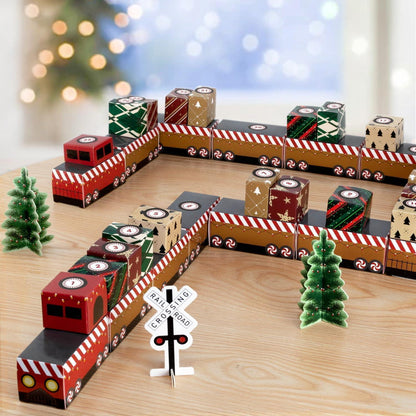 DIY Zug Adventskalender Set, Weihnachtsdekoration & Geschenk