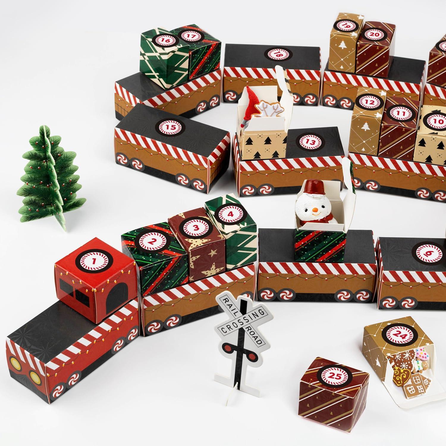 DIY Zug Adventskalender zum Basteln & Befüllen, Weihnachts Geschenk