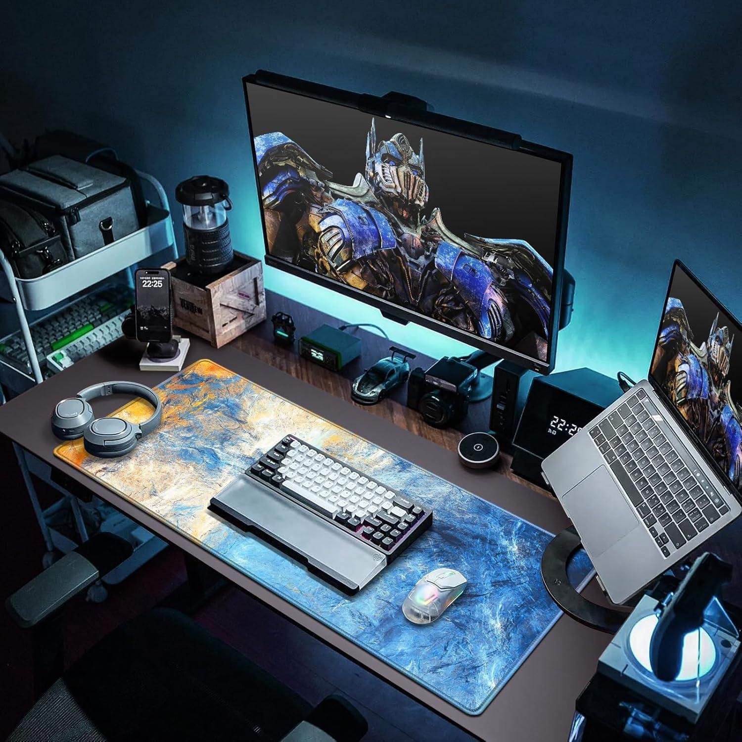 XXL Gaming Mauspad 900x400mm Wasserdicht Anti-Rutsch