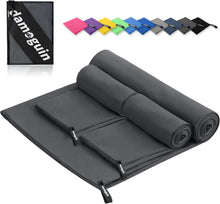 3er-Set Mikrofaser Fitness Handtuch Schnelltrocknend Sport Handtücher