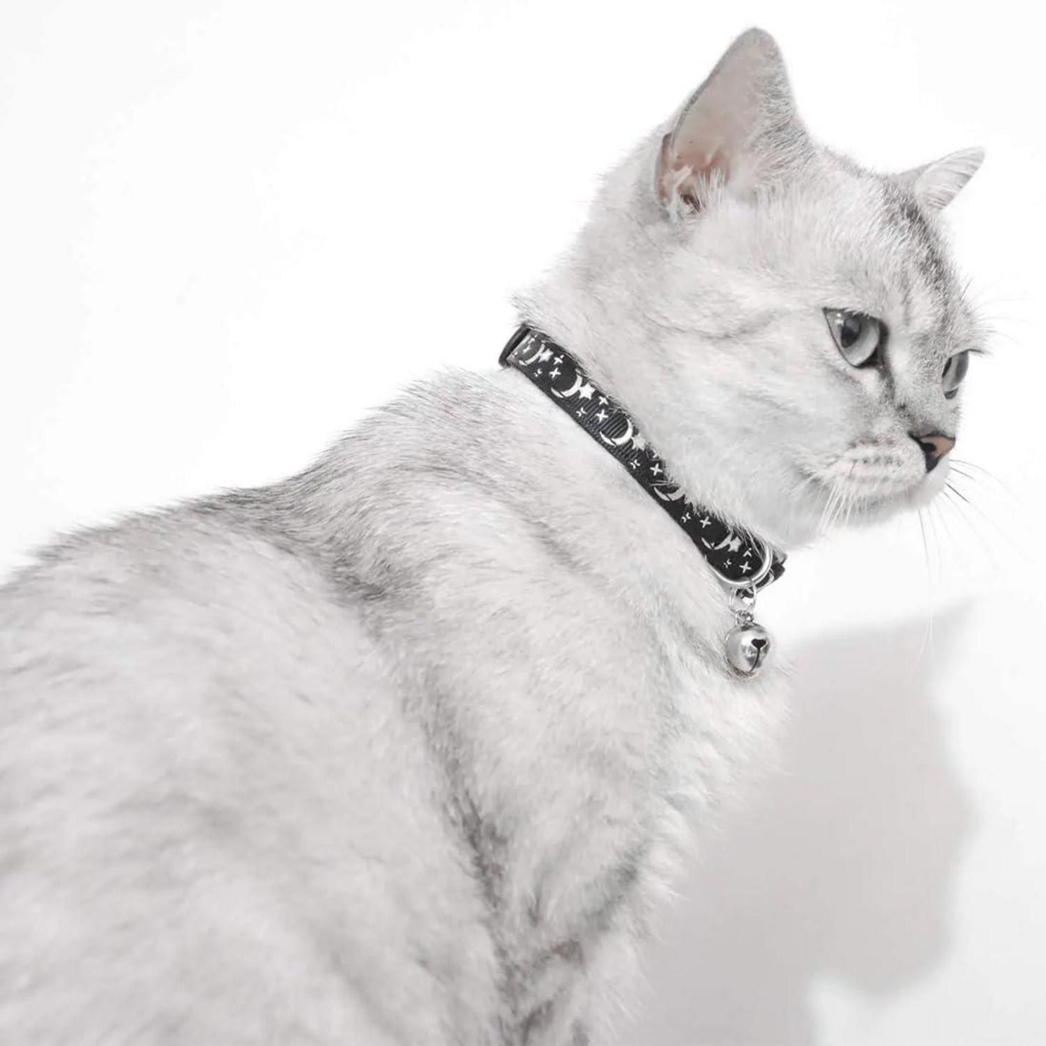 Reflektierendes Nylon Katzenhalsband mit Sicherheitsverschluss und