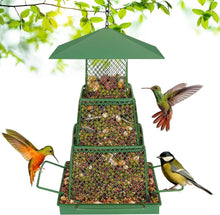 Vogelfutterstation mit Kegelblume zum Aufhängen, wetterfest