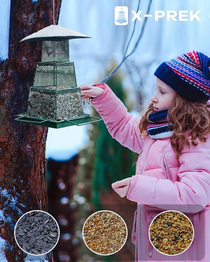 Vogelfutterhaus Vogelfutterspender für Vögel Zum Aufhängen