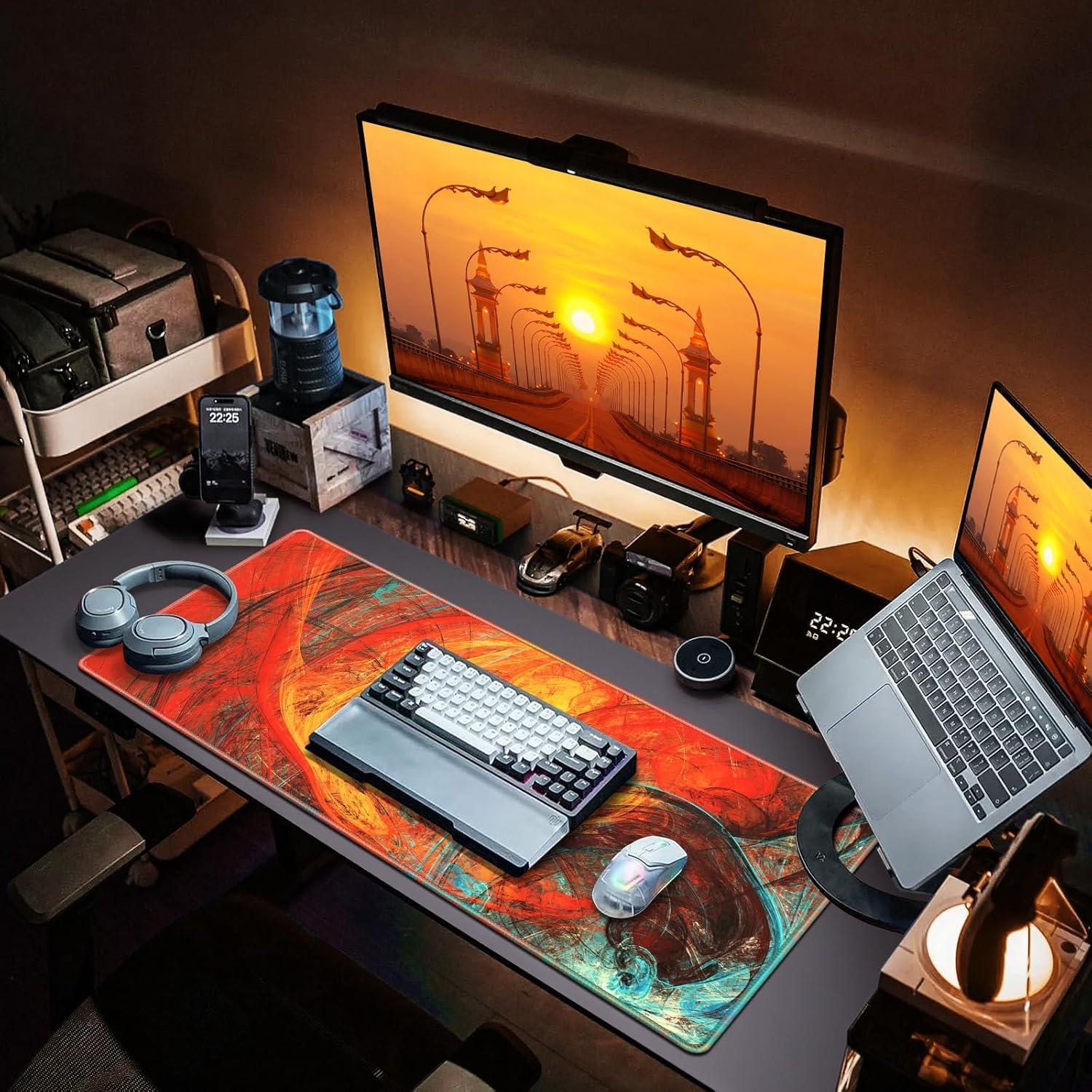 Abetcabe Gaming Mauspad XXL 900x400mm Wasserdicht