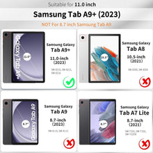 Samsung Galaxy Tab A9+ Plus 11 Zoll 2023 Hülle PU Leder
