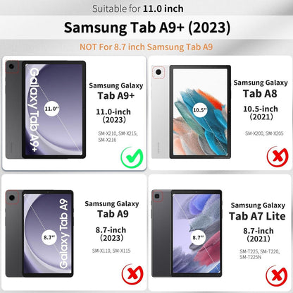 Samsung Galaxy Tab A9+ Plus 11 Zoll 2023 Hülle PU Leder