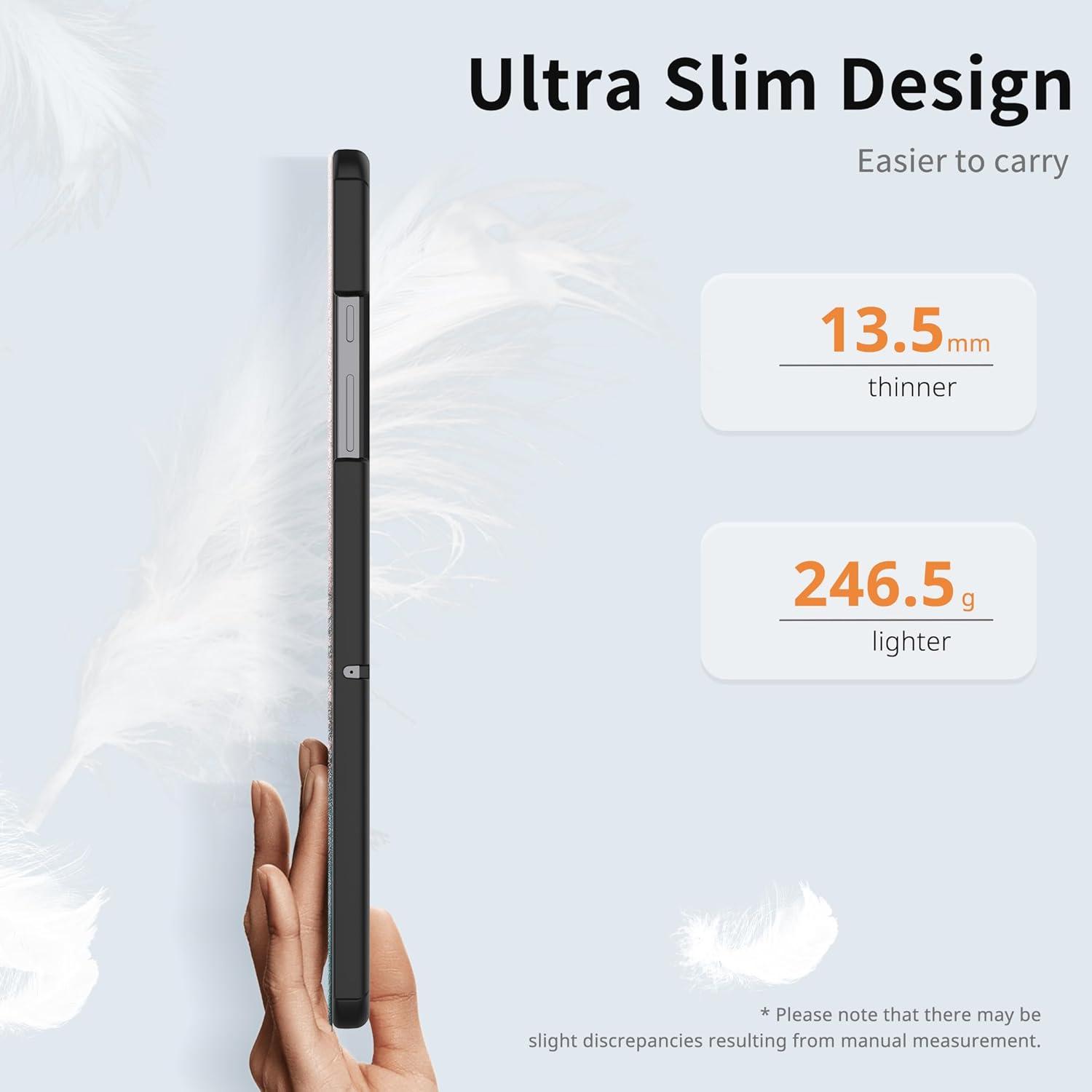 Hülle für Samsung Galaxy Tab A9+ Plus 11'' 2023 - Ultradünn PU Leder
