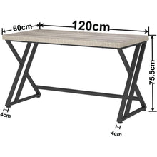 Mudmasa Industrie Design Schreibtisch 140x60x75.5 cm Schwarz