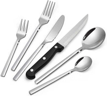 36-teiliges Besteck Set für 6 Personen mit Steakmessern - Edelstahl