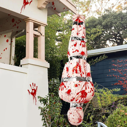 Halloween Deko Leichen Requisiten Aufblasbar Weiß Opfer Spukhaus