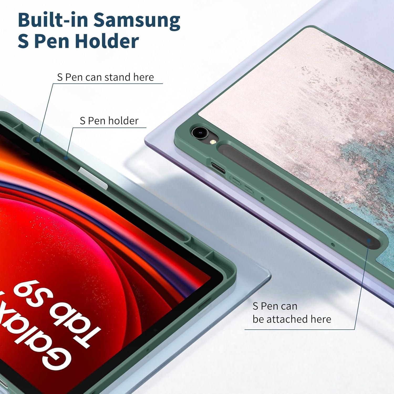 Schutzhülle für Samsung Galaxy Tab S9 FE 10.9 Zoll mit S Pen Halter
