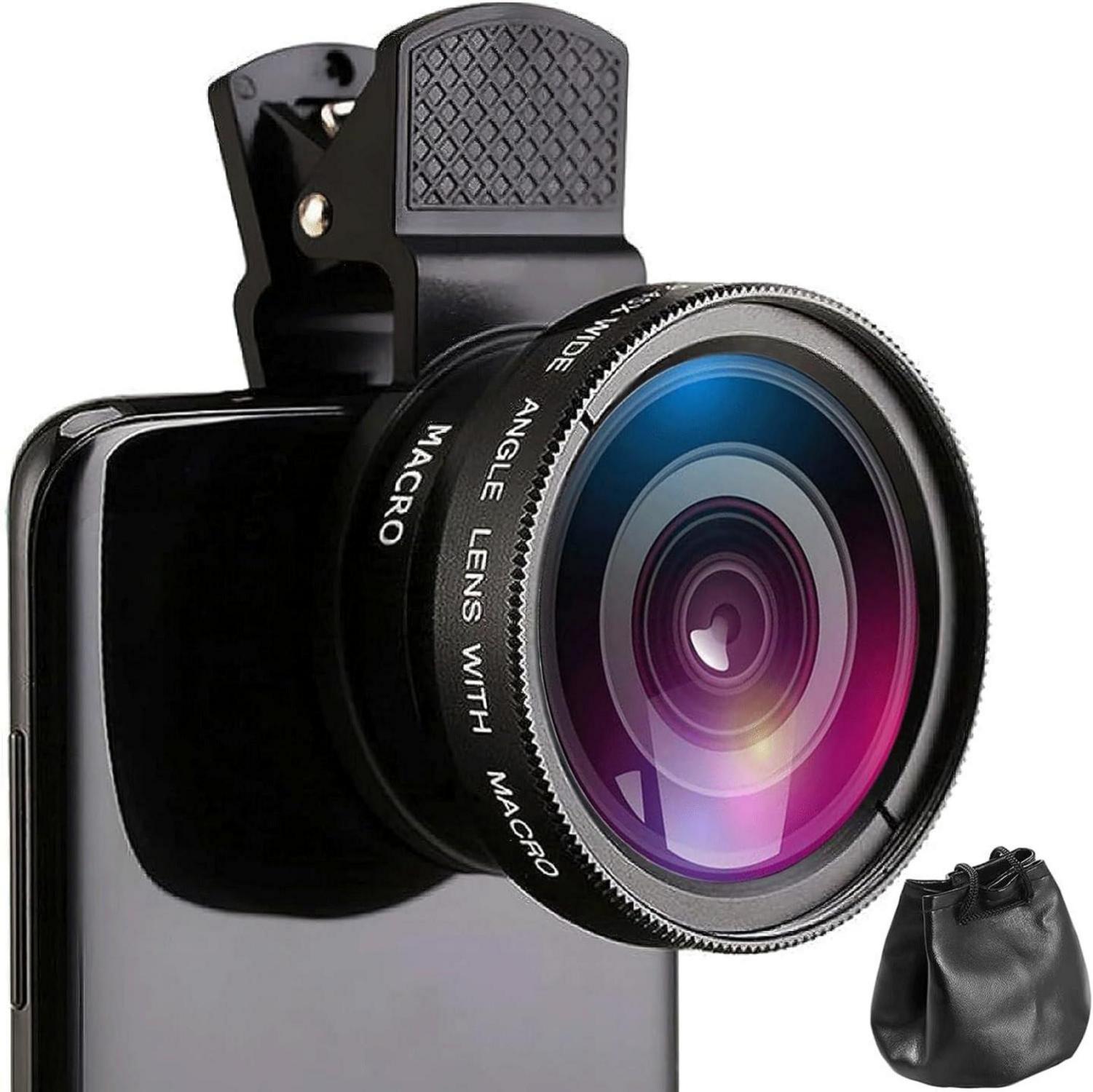 Handy Objektiv Kit 0.45X Weitwinkel und 12.5X Makroobjektiv