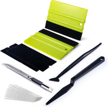 Professionelles Auto Vinyl Rakel Set mit Schneidemesser und Zubehör