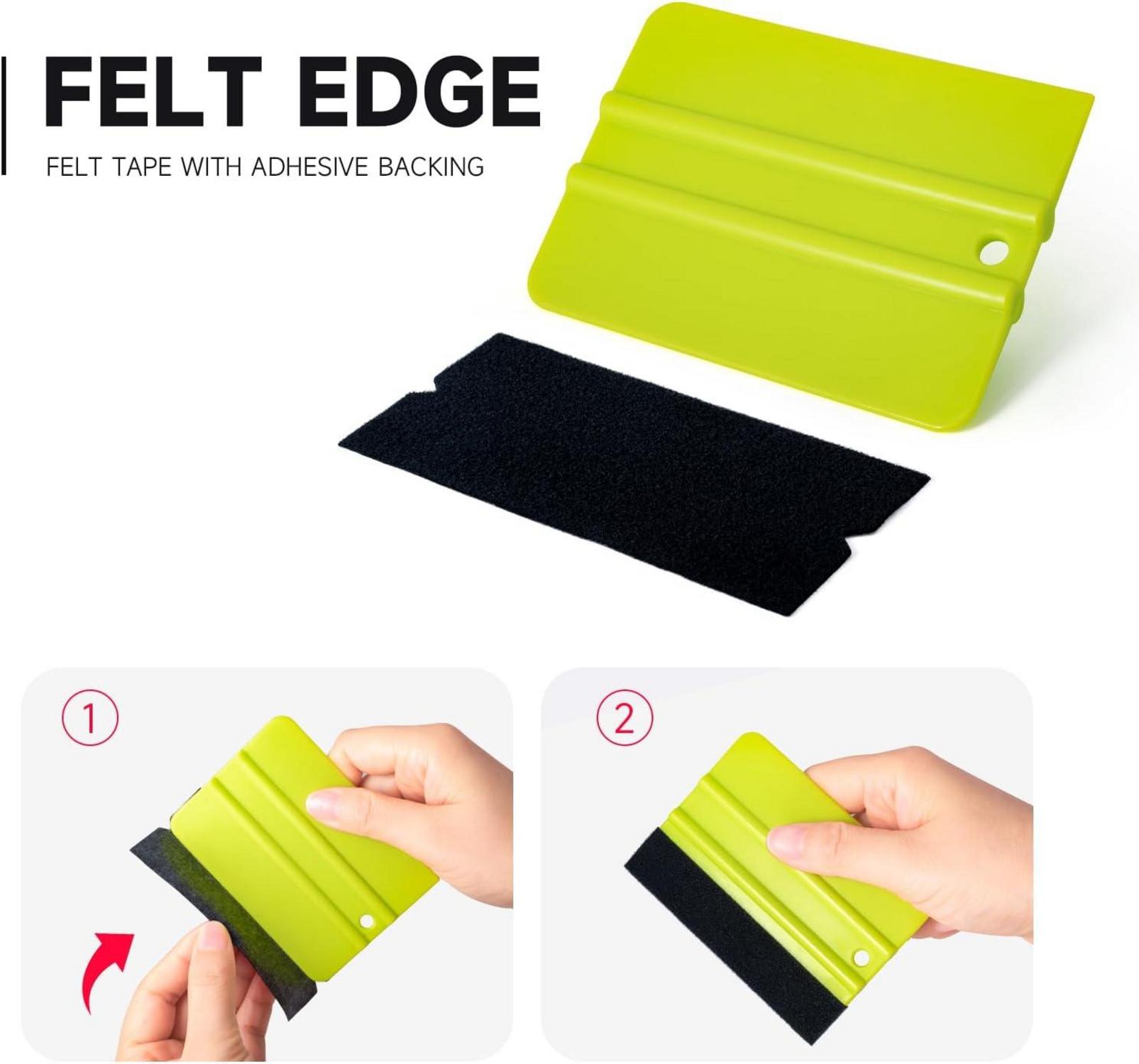Professionelles Auto Vinyl Rakel Set mit Schneidemesser und Zubehör