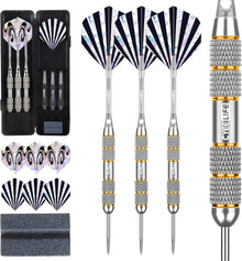 Dartpfeile Metallspitze 24g 3 Stück Steeldarts Aluminium PC Schaft 6