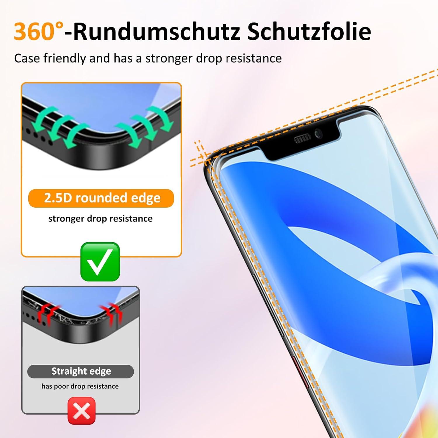 2x Panzerglas Huawei Mate 20 Pro Schutzfolie 9H Displayschutzfolie