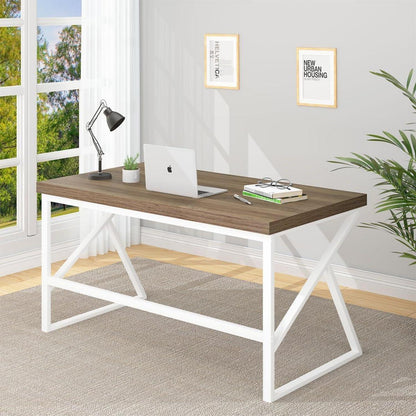 Schreibtisch Computertisch Modern Holz Tisch 140x60x75.5cm