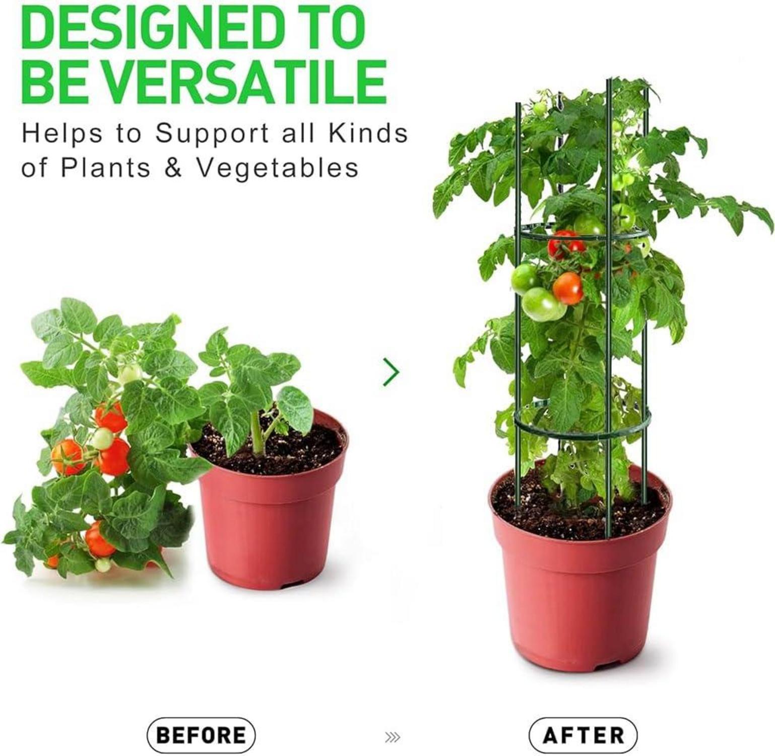 Tomaten Rankhilfe 141 PCS Gurken Rankhilfe Verstellbare Höhe