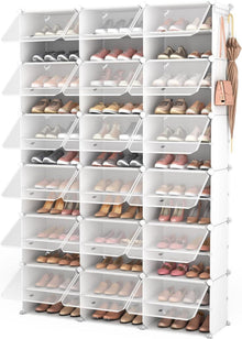 Schuhregal mit 12 Ebenen für 72 Paar Schuhe