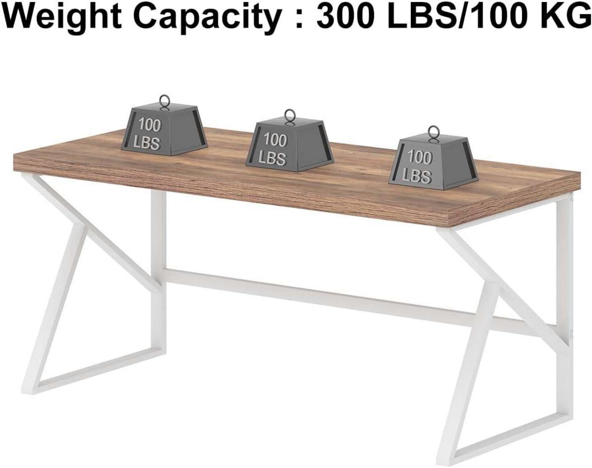 Schreibtisch Computertisch PC Tisch Modern Holz 152 x 60 x 75.5cm