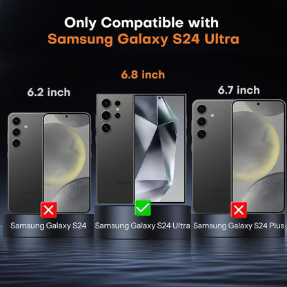 Schutzfolie für Samsung Galaxy S24 Ultra, 2er Pack 9H