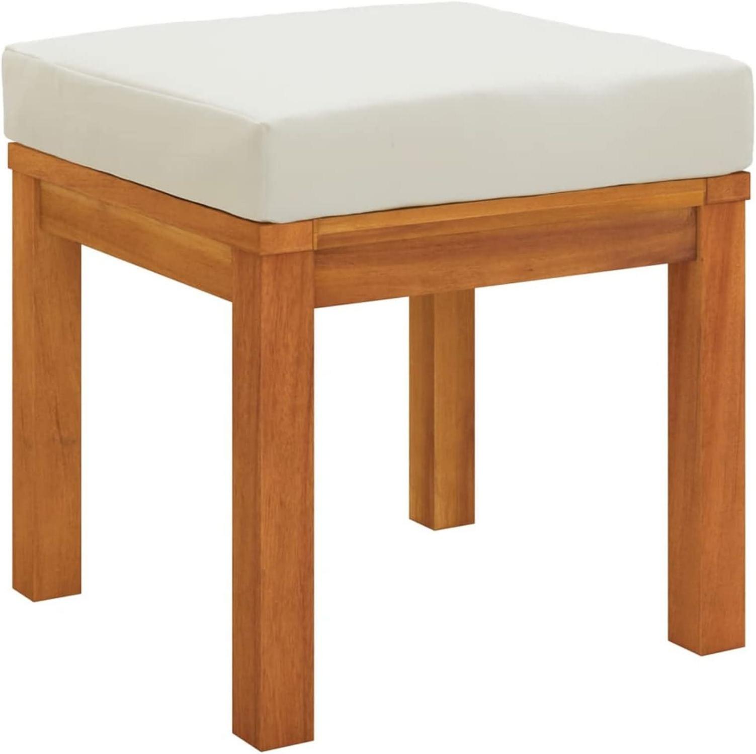 Wetterfeste Holz Lounge Set für Garten Terrasse - Akazienholz - Inkl. Sitz- und Rückenkissen