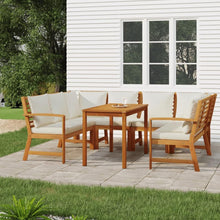 Gartenlounge Holz Sitzgruppe Ecklounge Esstisch Hocker L Form