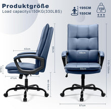 BASETBL Bürostuhl ergonomisch, Chefsessel PU