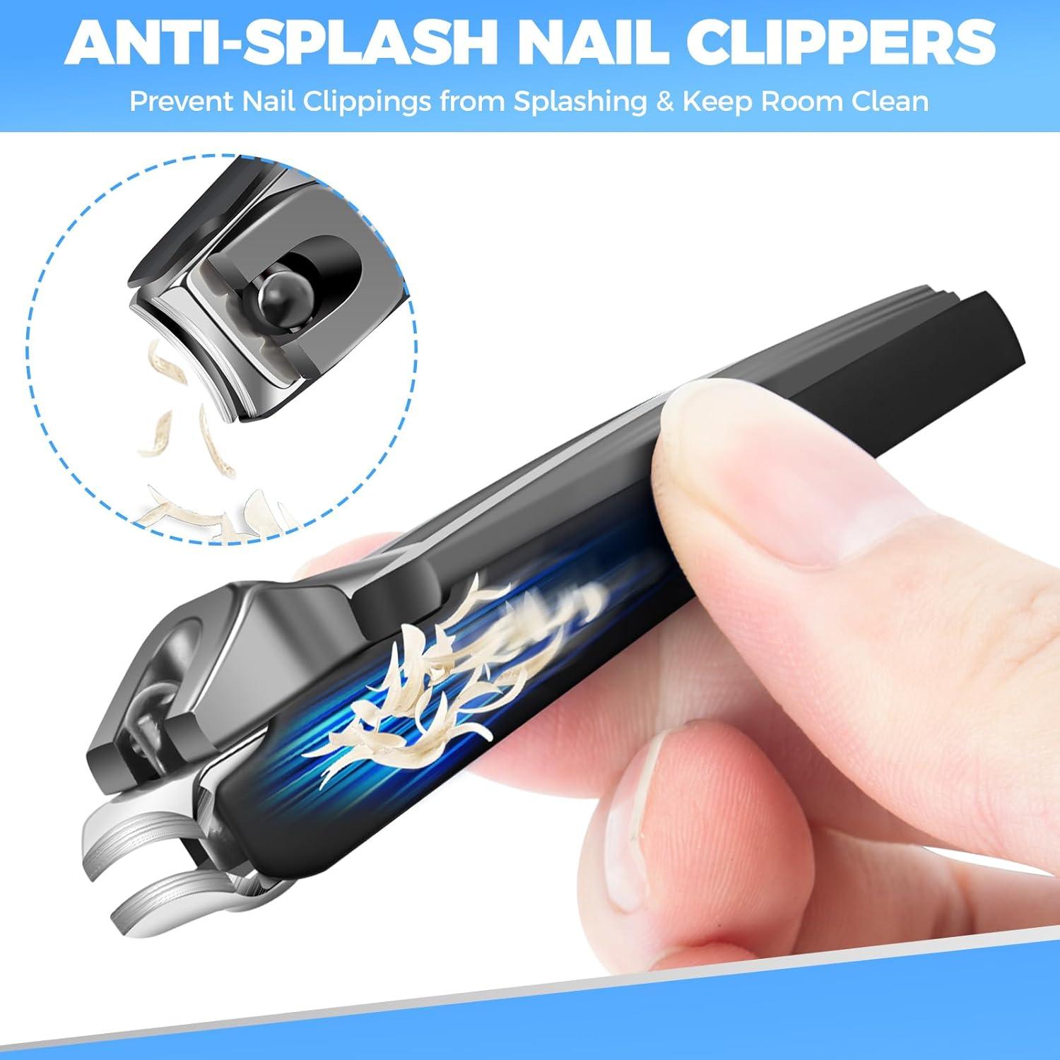 Nagelknipser Auffangbehälter 3D-Bogenklinge Edelstahl