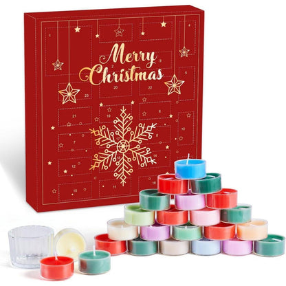 Adventskalender 2024 Duftkerzen Teelicht Weihnachtskalender