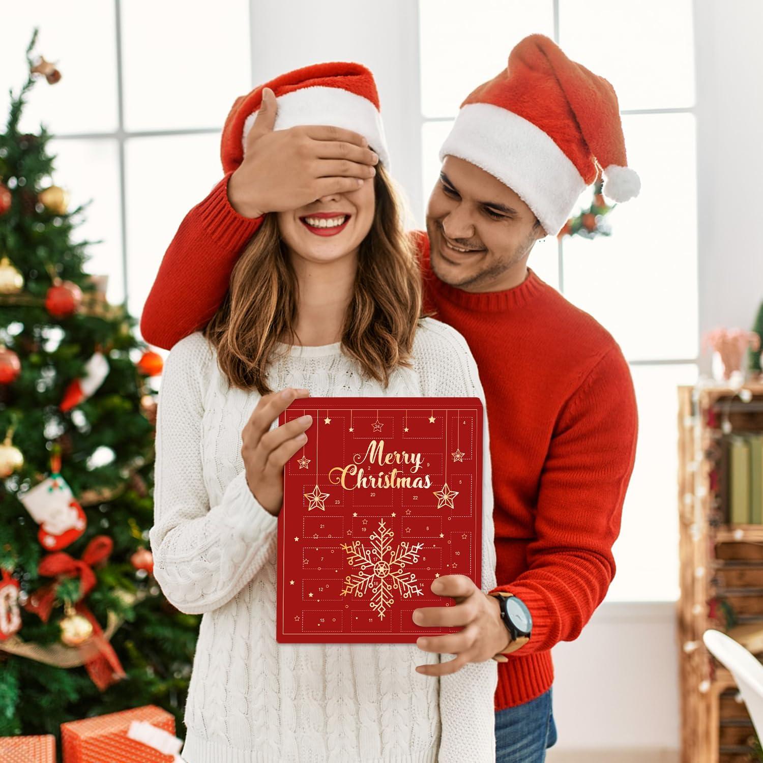Weihnachtskalender 2024 Teelichter Duftkerzen Geschenk Mama Schwester