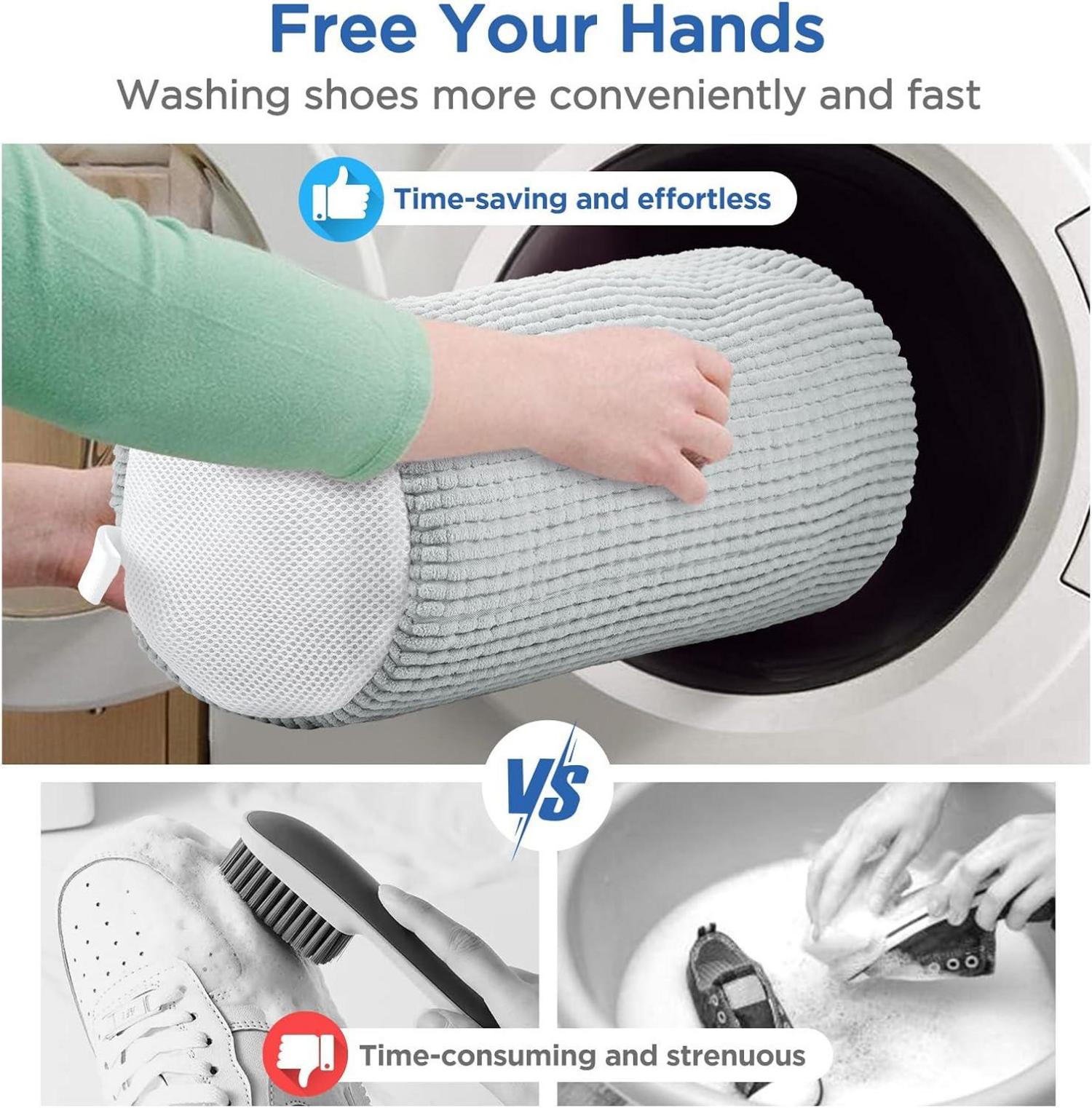 Schuhtasche Wäschenetz 2 Stück langlebig für Sneaker & Turnschuhe