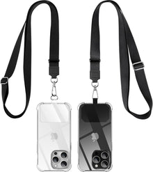 Handykette Universal 2 Stück mit Halsband 2× Schwarz